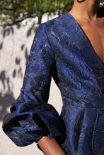 Load image into Gallery viewer, The Jacquard Peplum Top