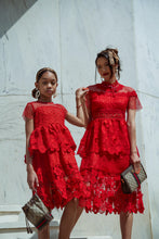 Load image into Gallery viewer, The Mini-Me Delicate Floral Lace Dress