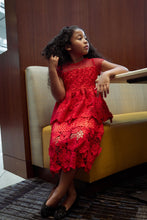 Load image into Gallery viewer, The Mini-Me Delicate Floral Lace Dress