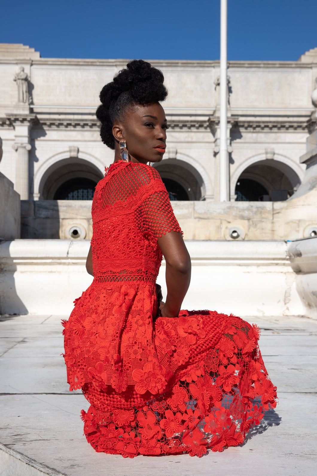 The Delicate Floral Lace Dress Hong Hoa The Delicate Floral Lace Dress Hong Hoa