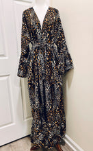 Load image into Gallery viewer, Leopard Ruffle Kimono
