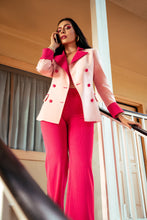 Load image into Gallery viewer, The Colorblock Pink Pinstripe Suit
